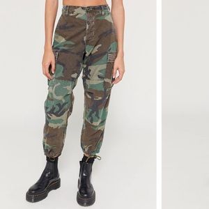 Urban outfitters camo cropped pants